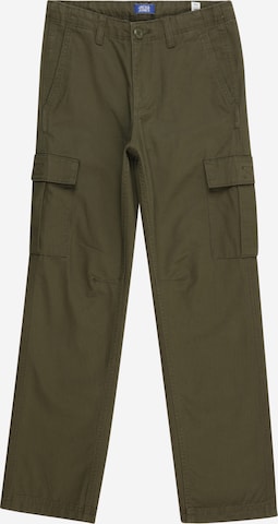 Jack & Jones Junior Wide leg Pants 'Kane Barkley' in Green: front