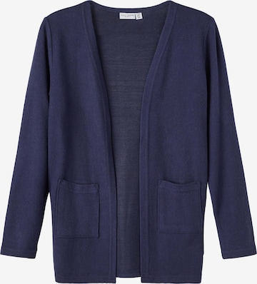 NAME IT Knit Cardigan 'NKFVicti' in Blue: front