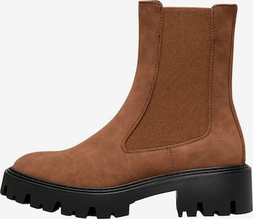 ONLY Chelsea Boots 'ONLBetty' in Brown: front