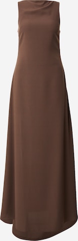 millane Evening Dress in Brown: front