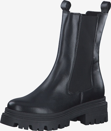 Tamaris Chelsea Boots in Black: front