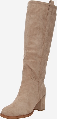 ABOUT YOU Boots 'Jenna' in Beige: front