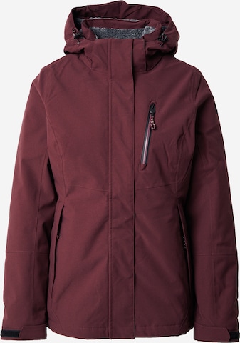 KILLTEC Outdoor Jacket in Red: front