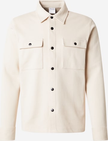 SELECTED Regular fit Between-Season Jacket 'SLHJackie' in Beige: front