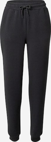 ONLY PLAY Tapered Workout Pants in Black: front