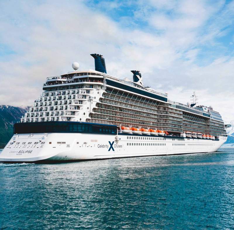 Celebrity Eclipse Built and Renovated Infographic
