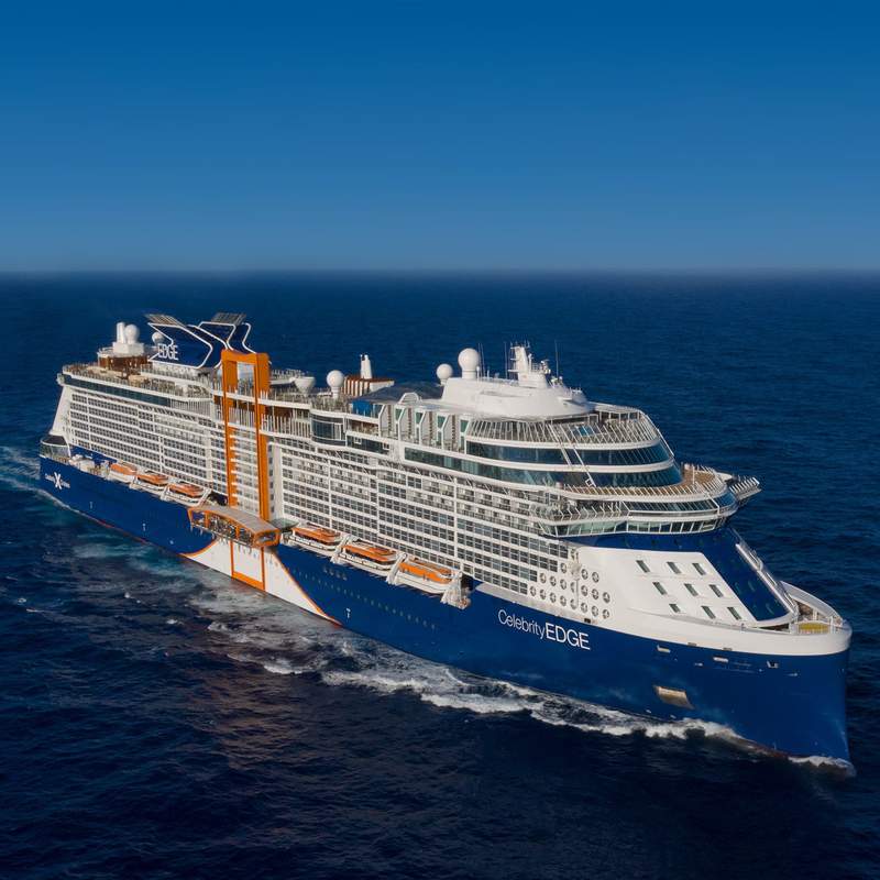 Celebrity Edge Built and Renovated Infographic