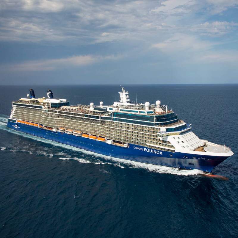 Celebrity Equinox Built and Renovated Infographic