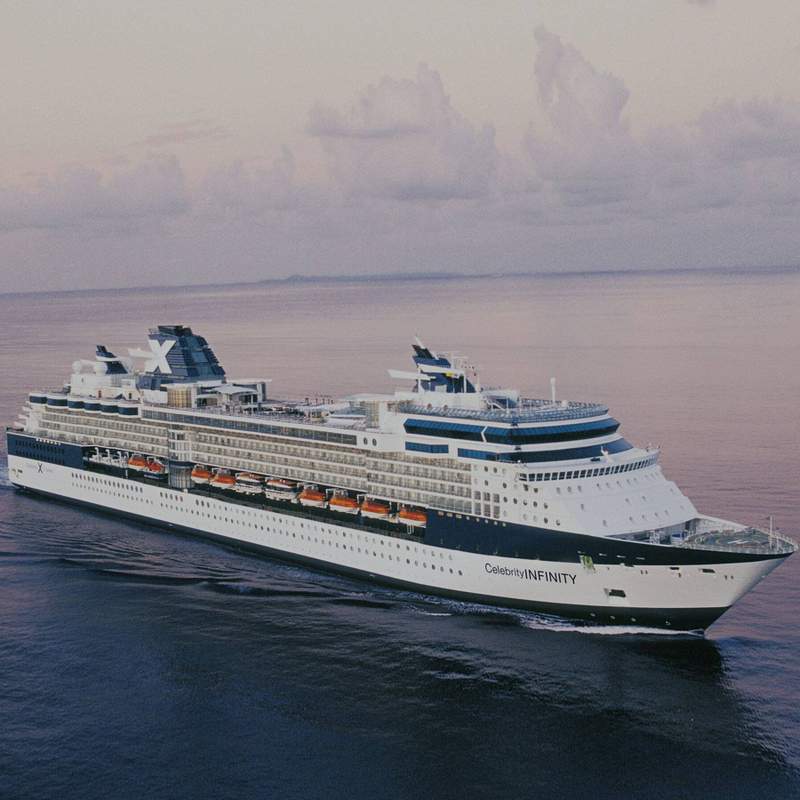 Celebrity Infinity Built and Renovated Infographic