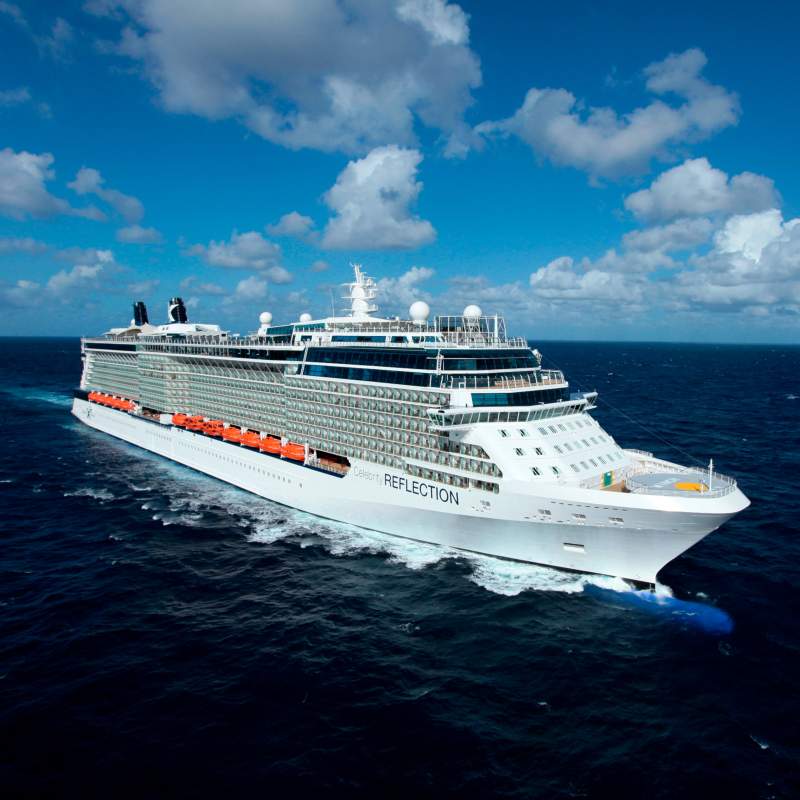 Celebrity Reflection Built and Renovated Infographic