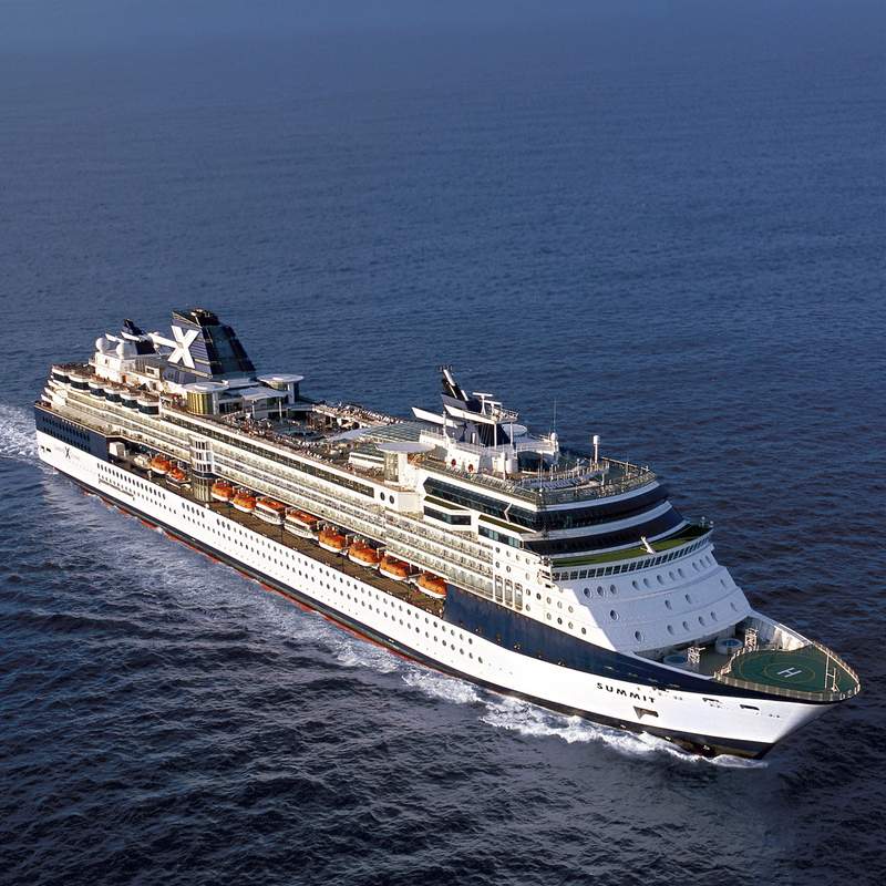 Celebrity Summit Built and Renovated Infographic