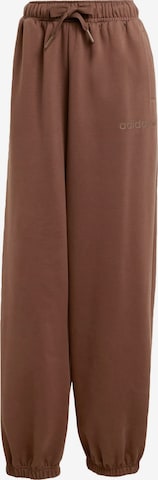 ADIDAS ORIGINALS Loose fit Workout Pants 'Essentials' in Brown: front