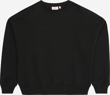 ONLY GIRLS Sweatshirt in Black: front
