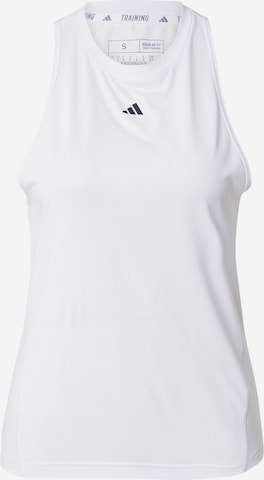 ADIDAS PERFORMANCE Sports Top 'Designed for Training' in White: front